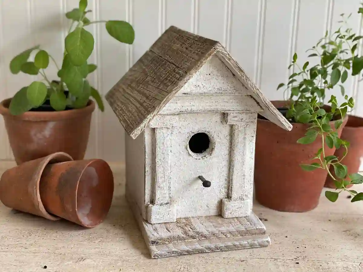 handcrafted birdhouses